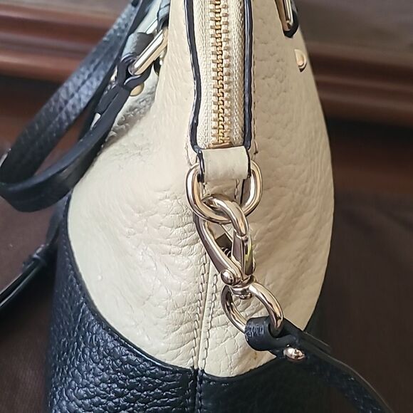 Kate Spade Black and Cream Satchel - Picture 3 of 9